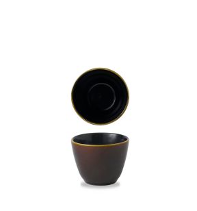 Pot conique Siena Brown porcelaine vitrifiée Ø 10 cm Nourish Churchill