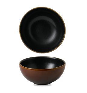 Bol conique Siena Brown porcelaine vitrifiée Ø 15,5 cm Nourish Churchill