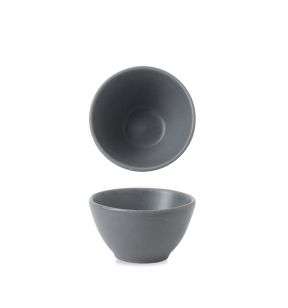 Pot conique seattle grey porcelaine vitrifiée Ø 8,5 cm Nourish Churchill