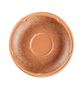 Sous tasse à espresso rond Tero Décor Denia porcelaine Ø 13 cm Earth Rak