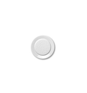 Assiette plate rond blanc porcelaine Ø 14 cm Collection L Couture Degrenne