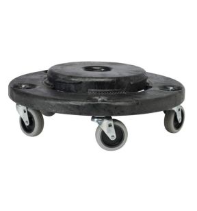 Rolvoet plastic zwart Ø 46 16.8 Zonder deksel Brute Rubbermaid