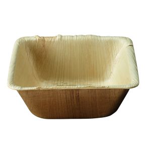 Ravier en palmier 13x13x5 cm Earth Essentials (25 pièces)