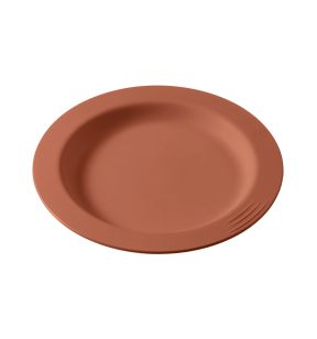 Plaat rond terracotta plantaardig Ø 23 Liliroc Saint Romain