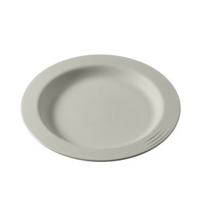 Plaat rond Blanc Coton plantaardig Ø 23 Liliroc Saint Romain