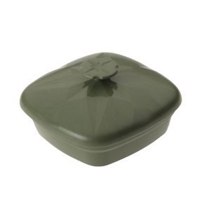 Couvercle pour ravier 25 cl vert fibre végétale Liliroc Saint Romain