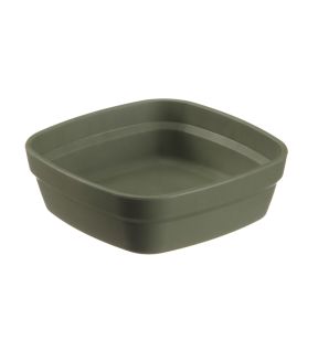 Ravier carré vert fibre végétale 11 cm Liliroc Saint Romain