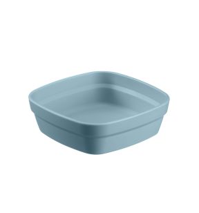 Ravier carré bleu ocean fibre végétale 11 cm Liliroc Saint Romain