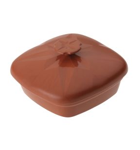 Couvercle pour ravier 25 cl terracotta fibre végétale Liliroc Saint Romain