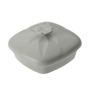 Couvercle pour ravier 25 cl Blanc Coton fibre végétale Liliroc Saint Romain
