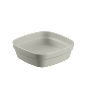 Ravier carré Blanc Coton fibre végétale 11 cm Liliroc Saint Romain