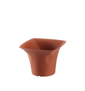 Saladier bol "gandot" terracotta fibre végétale 15,5 cm Liliroc Saint Romain