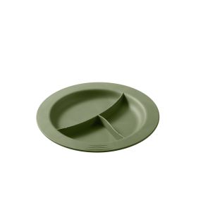 3-compartimentenplaat rond groen plantaardig Ø 23.5 Liliroc Saint Romain