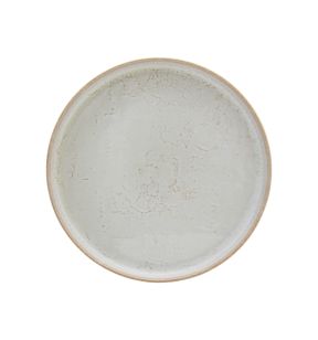 Assiette plate rond beige grès émaillé Ø 28 cm Sand Accolade
