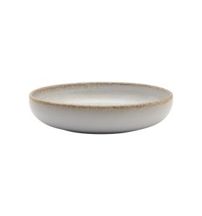 Assiette creuse rond beige grès émaillé Ø 22 cm Sand Accolade