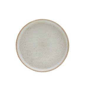 Assiette plate rond beige grès émaillé Ø 22 cm Sand Accolade