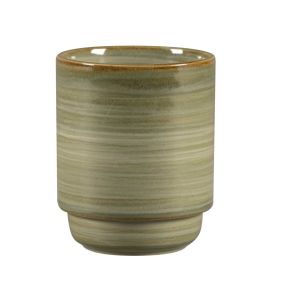 Stapelbare mok smaragd porselein 30 cl Ø 8 Rakstone Spot Rak