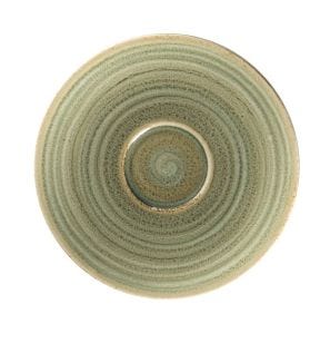 Sous tasse à espresso rond Emerald porcelaine Ø 12,5 cm Rakstone Spot Rak