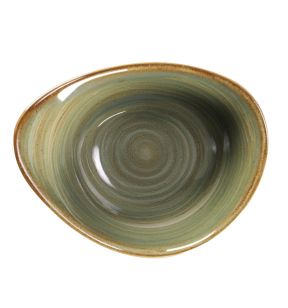 Bol triangulaire Emerald porcelaine 16 cm Rakstone Spot Rak