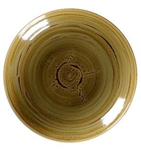 Assiette coupe creuse rond Garnet porcelaine Rakstone Spot Rak