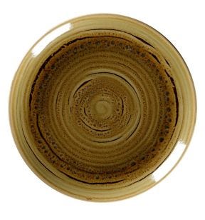 Assiette coupe plate rond Garnet porcelaine Ø 20,9 cm Rakstone Spot Rak
