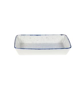 Plat buffet porcelaine Hints Indigo 38x25x6,2 cm 3,5 L Counter Serve Churchill