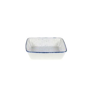 Plat buffet porcelaine Hints Indigo 25x25x6,2 cm 2 L Counter Serve Churchill