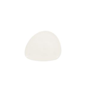 Plat bord ovaal ivoorkleurig verglaasd x18.1 Shaped Rak
