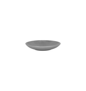 Assiette coupe creuse rond gris porcelaine vitrifiée Ø 22,2 cm Shale Rak