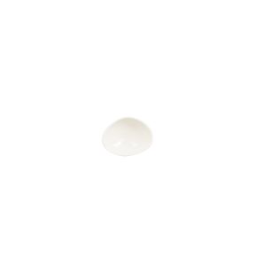 Coupelle ovale ivoire porcelaine vitrifiée 10 cm Shaped Rak