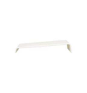 Plat surélevé rectangulaire ivoire porcelaine 32 cm Shared Rak