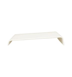 Plat surélevé rectangulaire ivoire porcelaine 35 cm Shared Rak