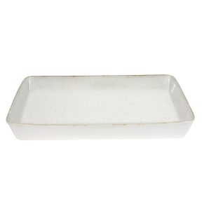 Plat buffet porcelaine barley white 53x16x6,2 cm 3 L Counter Serve Churchill