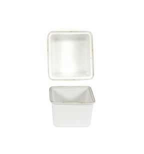 Plat buffet porcelaine barley white 19,4x18x11,5 cm 2 L Counter Serve Churchill