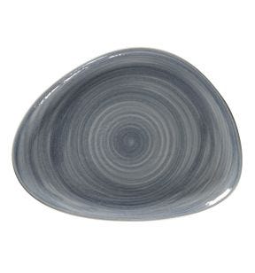 Assiette coupe plate triangulaire Jade porcelaine 32,6x25 cm Rakstone Spot Rak