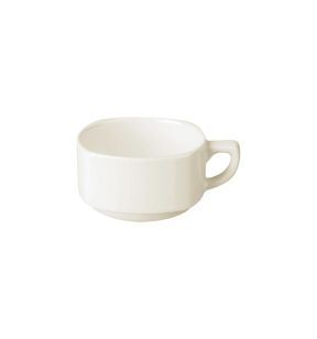 Tasse à expresso carré ivoire porcelaine vitrifiée Ska Rak