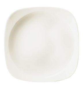 Diep bord vierkant ivoorkleurig verglaasd x14 Ska Rak