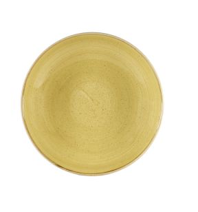 Assiette creuse rond Mustard porcelaine vitrifiée Ø 31 cm Stonecast Churchill