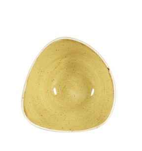 Bol triangulaire Mustard porcelaine vitrifiée 15,3 cm Stonecast Churchill