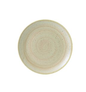 Assiette coupe rond Nutmeg Cream porcelaine vitrifiée Ø 26 cm Stonecast Churchill