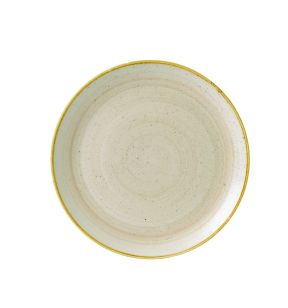 Assiette coupe rond Nutmeg Cream porcelaine vitrifiée Ø 32,4 cm Stonecast Churchill