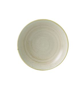 Assiette creuse rond Nutmeg Cream porcelaine vitrifiée Ø 24,8 cm Stonecast Churchill