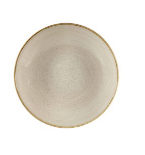 Assiette creuse rond Nutmeg Cream porcelaine vitrifiée Ø 31 cm Stonecast Churchill
