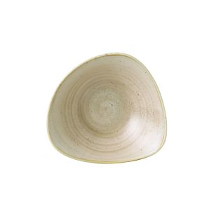Bol triangulaire Nutmeg Cream porcelaine vitrifiée 23,5 cm Stonecast Churchill