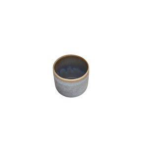 Espressokopje rond Iced Blue geglazuurd aardewerk 9 cl Ø 6.3 Snow Pro.mundi