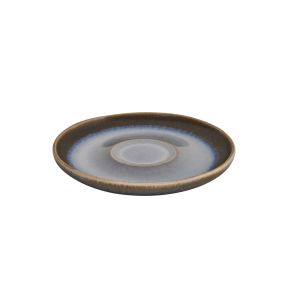 Gemengde schotel rond Iced Blue geglazuurd aardewerk Ø 14 Snow Pro.mundi
