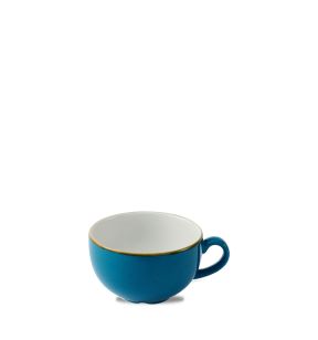 Tasse à cappuccino / thé Java Blue en porcelaine vitrifiée Stonecast Churchill