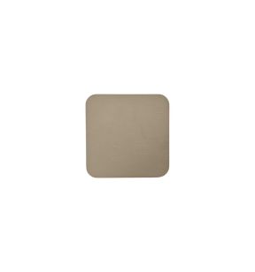 Sous verre carré beige PVC 11x11 cm Sonolys