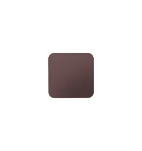Sous verre carré chocolat PVC 11x11 cm Sonolys