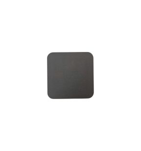 Sous verre carré gris PVC 11x11 cm Sonolys